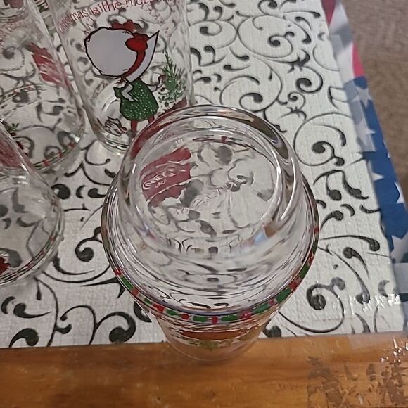 American Greetings Hollie Hobbie/Coca Cola Glasses - Picture 4 of 6